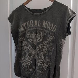 Women's Graphic Tee - Charcoal